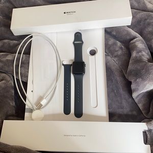 Like New Apple Series 3 Watch w/Box, charging cord, and all paperwork